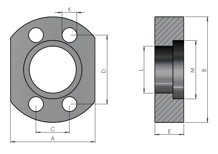 SAE6000PSI Monoflanges