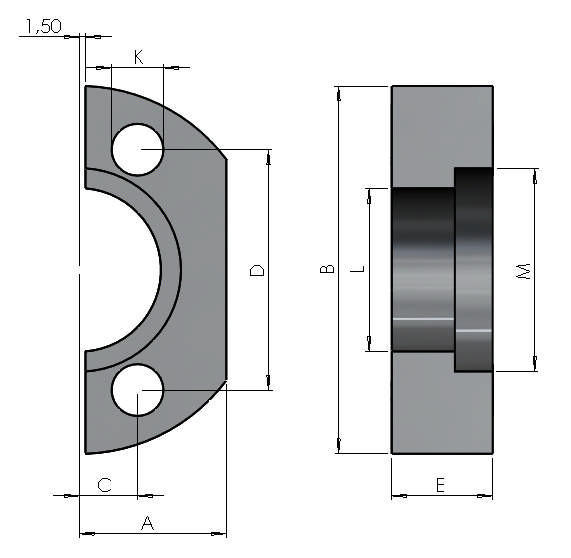 SAE6000PSI Split Flanges