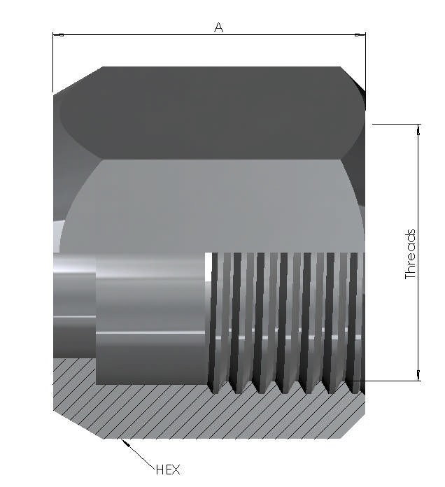 JIC 37°  Triple-Lock Nut