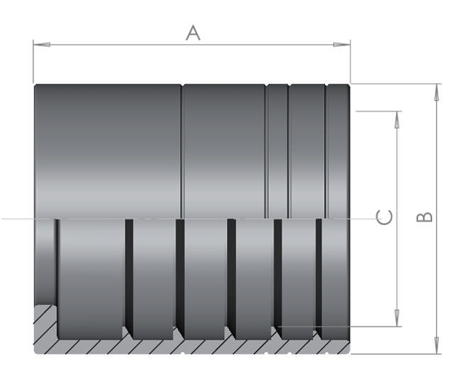 Crimp Sleeve 1&2Wire Non-Skive