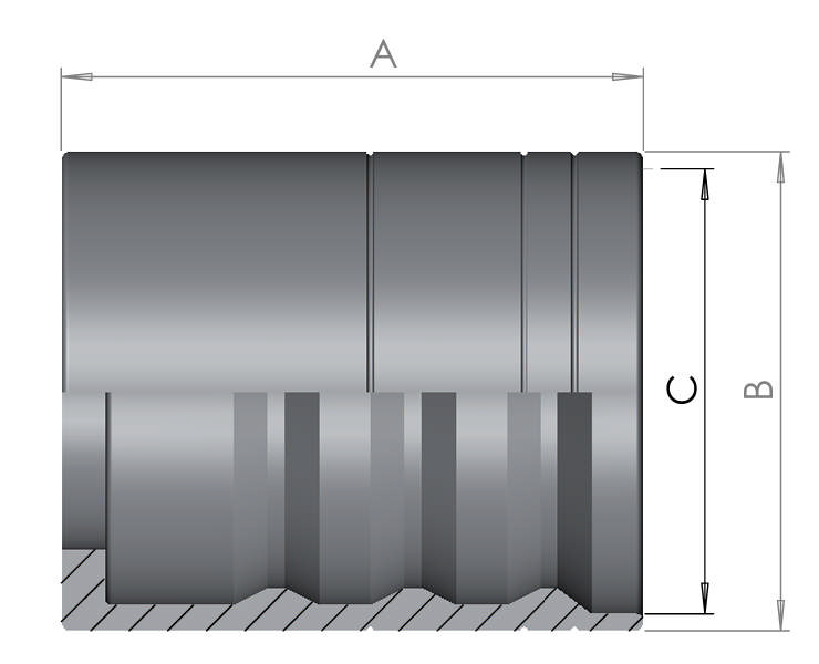 Crimp Sleeve Thermoplastic R8