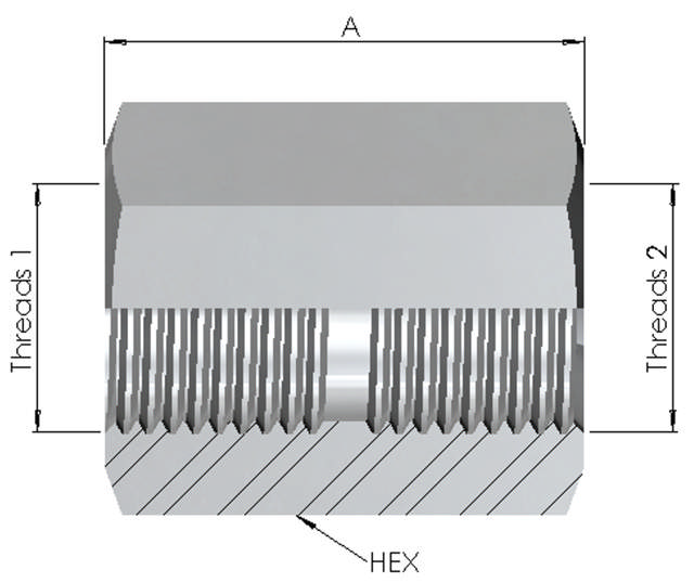 BSP Female/Female Fixed 15K