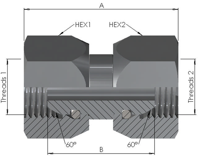 BSP Female/Female Swivel 10K
