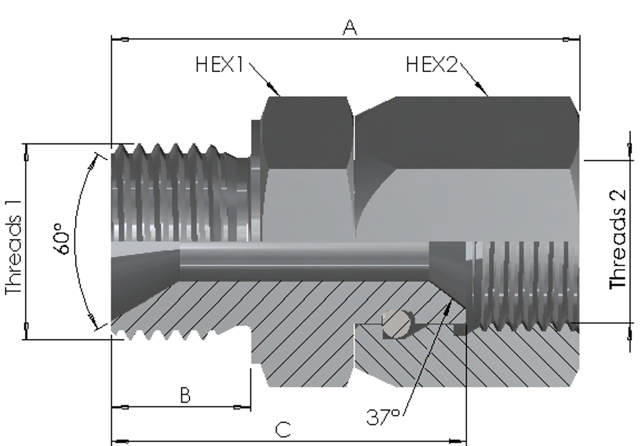 BSP Male/JIC Female Swivel 10K