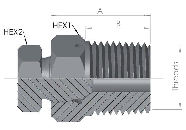 NPT Male Hex Bleed Plug <15K