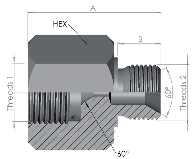 High Pressure Female x BSP Male 15K