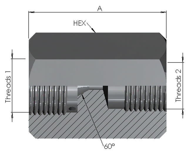 High Pressure Female x BSP Female Fixed 15K
