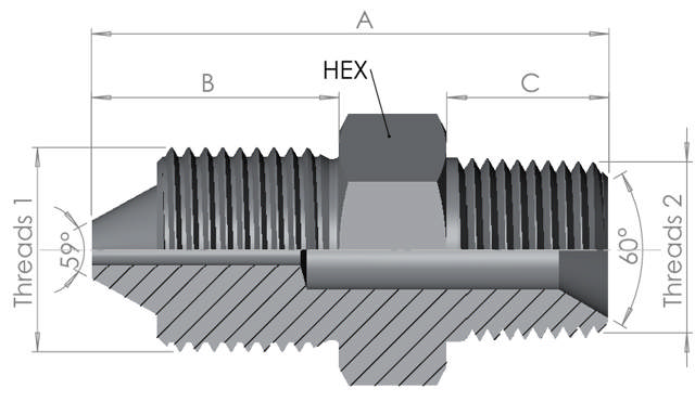 High Pressure Male x NPT Male 15K