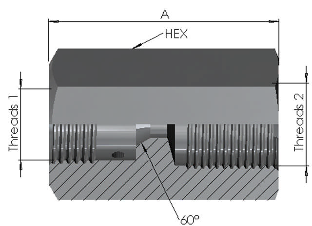 Medium Pressure Female x BSP Female Fixed 15K