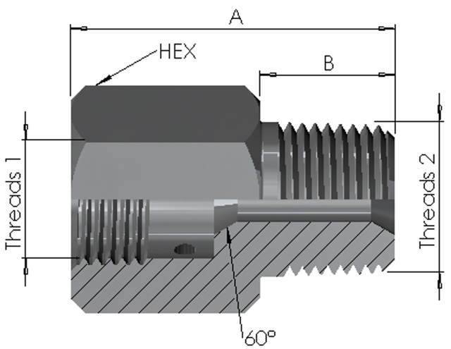 Medium Pressure Female x NPT Male 15K