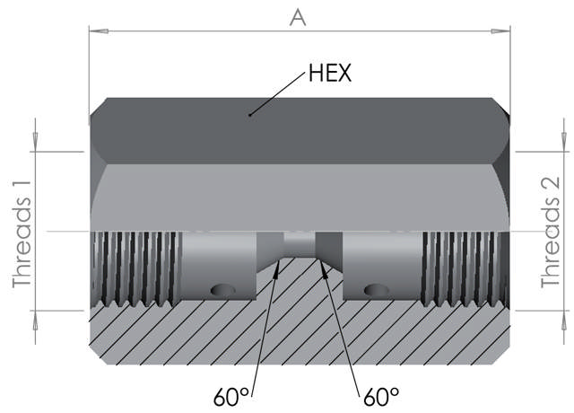 Medium Pressure Female/Female 20K
