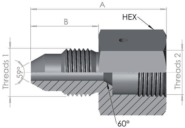 Medium Pressure Male/Female 20K