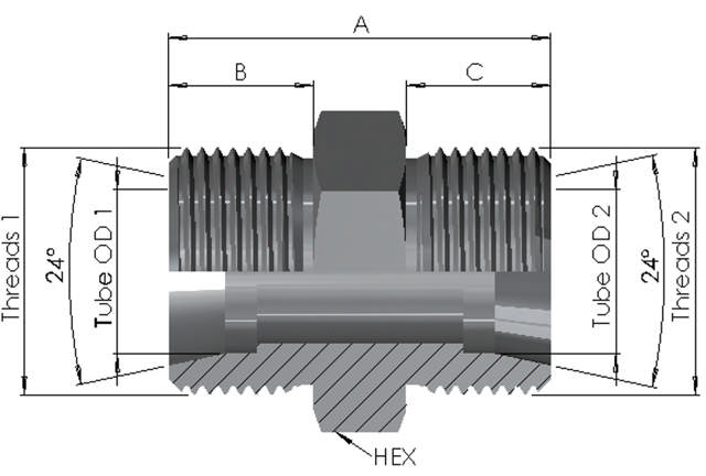 Metric 24° Male/Male 15K